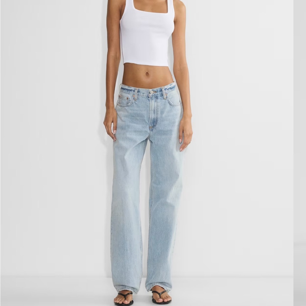 Denim Forum Light Blue Jeans (Aritzia)